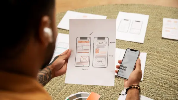 UI UX design services for web applications